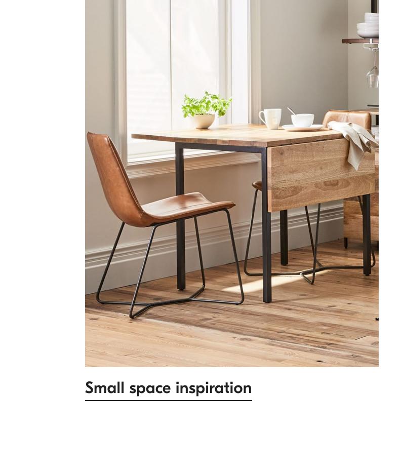 Design crew landing page - small space inspiration